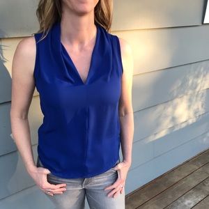 Blue top, cobalt color